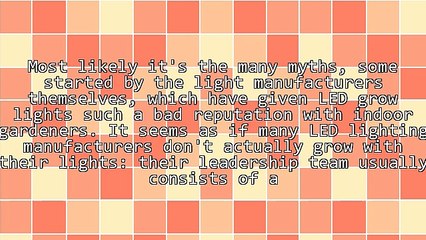 7 Myths About Grow Lights