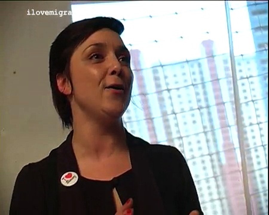 Clare Solomon - I ♥ Migrants launch event | London May 2010