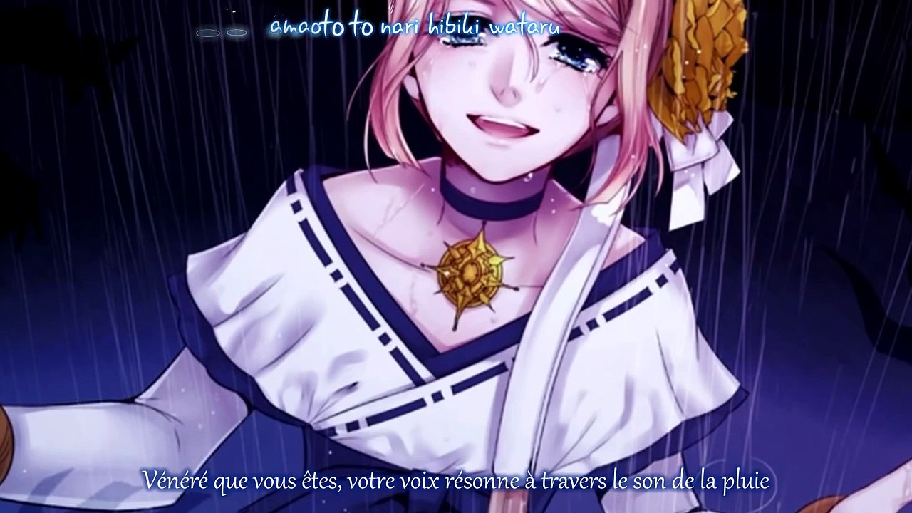 [Kagamine Rin] Amagoi Uta (Rain Song) [VOSTFR + Romaji Karaoké]
