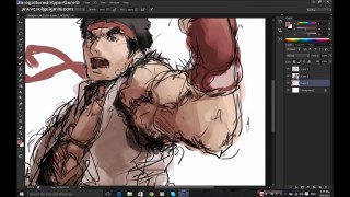 Photoshop Speed Paint - Ryu