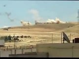 ليست هوليود!هنا سوريا : مميز جداً طيرانM25 يقصف المدنيين بالرشاشات والصواريخ في القلمون بريف دمشق