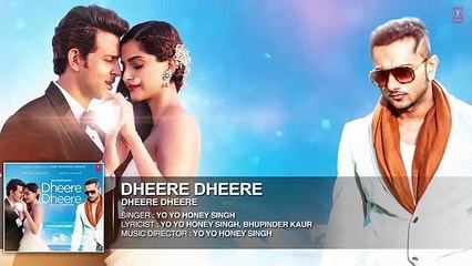 Dheere Dheere Se Meri Zindagi FULL AUDIO Song - Hrithik Roshan, Sonam Kapoor - Yo Yo Honey Singh