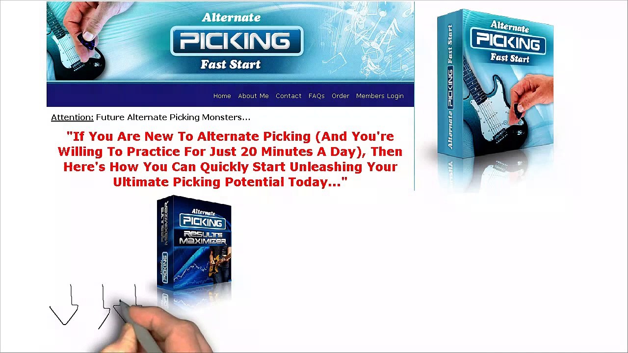 Guitar Technique Product   Alternate Picking Fast Start