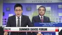 Chinese premier addresses Summer Davos Forum