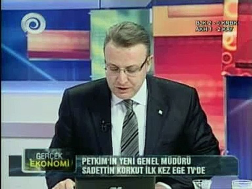 ASD Başkanı Sadettin Korkut, Gerçek Ekonomi Programına Konuk Oldu. EGE  TV, 1 Şubat 2013