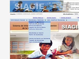 siagie 2.0 - Video-tutorial 3: Matrícula super-rápida y generación de nómina