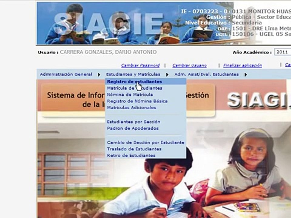 siagie 2.0 - Video-tutorial 3: Matrícula super-rápida y generación de nómina