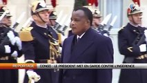 Congo : Denis Sassou Nguesso met en garde contre l'ingérence