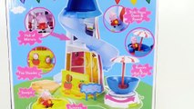 Peppa Pig Helter Skelter Slide Playground Play Doh Ice Cream with Peppapig and Friends by DCTC