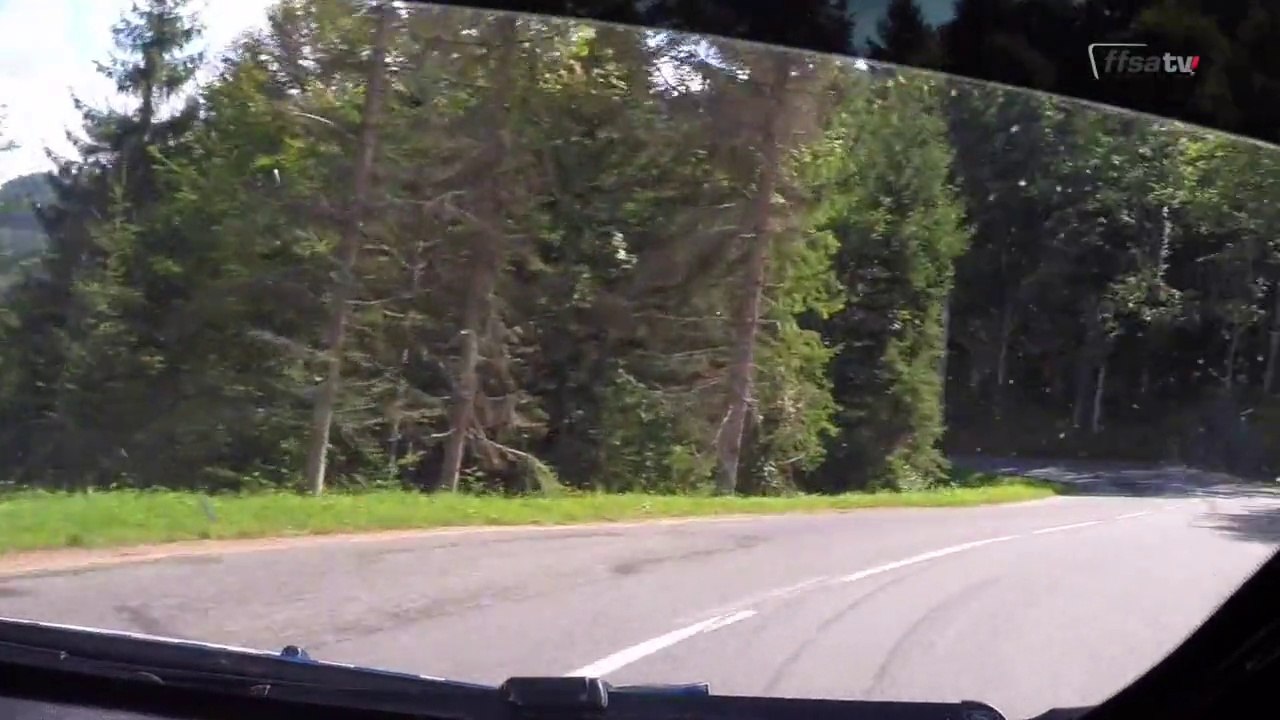 Championnat de France des Rallyes - Caméra Embarquée - Stéphane Sarrazin au Mont-Blanc Morzine 2015