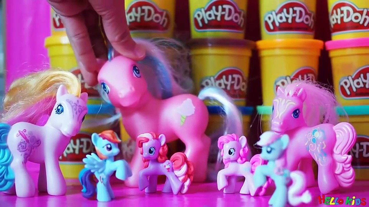 surprise eggs Play Doh My Little Pony Minion! Mickey! rice! Pig! Dog
