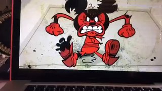 A funny scene from a all new Mickey cartoon part 1
