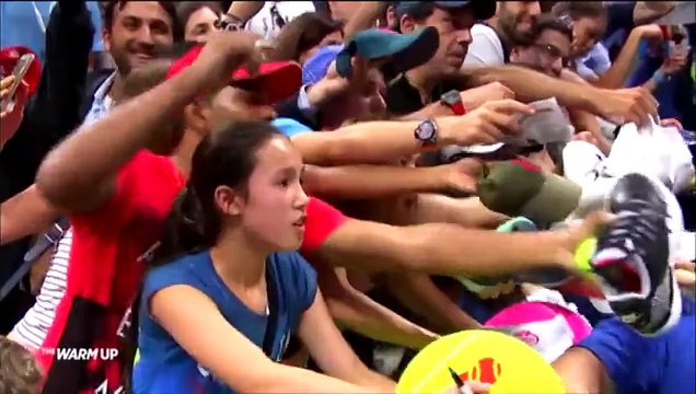 US OPEN : Roger Federer sauve un enfant et lui signe un autographe