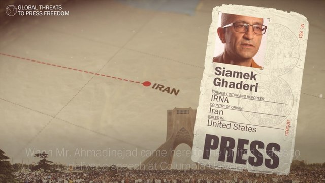 We are now living in the 21st century and we shouldn’t expect to encounter issues like the arrests, executions, or even the penalization of journalists. : Siamek Ghaderi from Iran