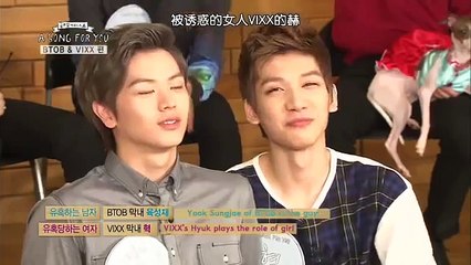 BTOB and VIXX acting as BF and GF