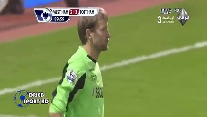 هدف عالمي لـ غاريث بيل علي وست هام 25/2/2013