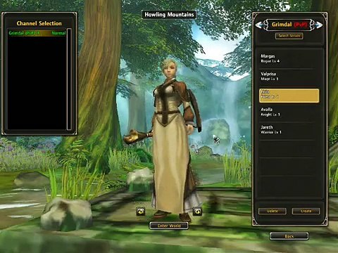 Runes of Magic - Character Creation, Gameplay, and Interface Comparison