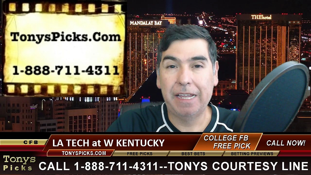 Western Kentucky Hilltoppers vs. Louisiana Tech Bulldogs Free Pick Prediction NCAA College Football Odds Preview 9-10-20