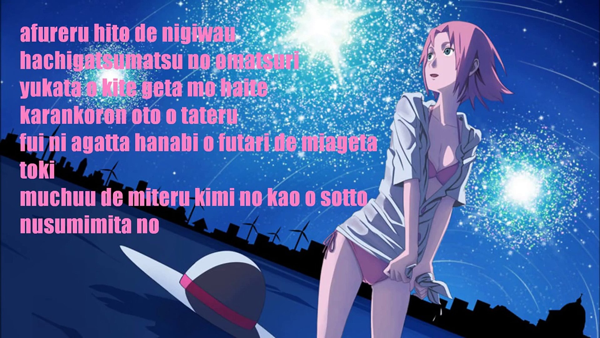 Utakata Hanabi Lyrics Video Dailymotion