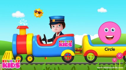 Shapes Train  Shapes for Children  2d Shapes  Shapes Song