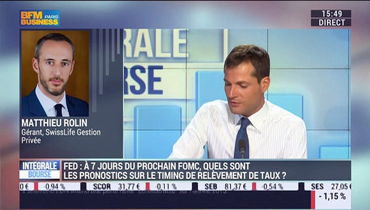 Les tendances à Wall Street: Matthieu Rolin - 10/09