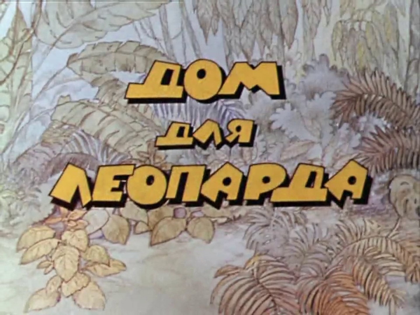 ⁣Дом для леопарда (1979)