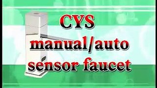 Manual/Auto sensor faucet