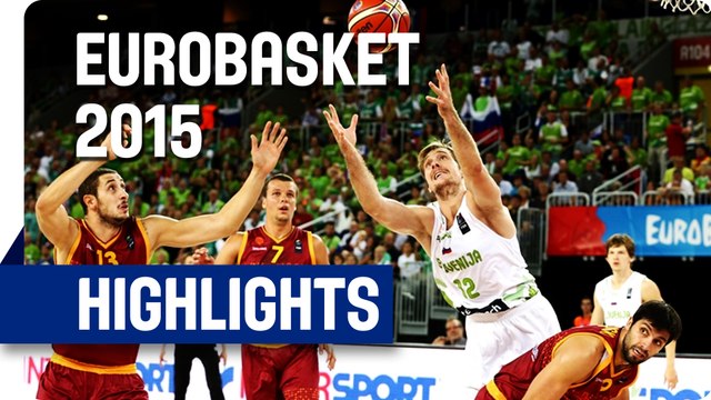 Slovenia v MKD - Group C - Game Highlights - EuroBasket 2015