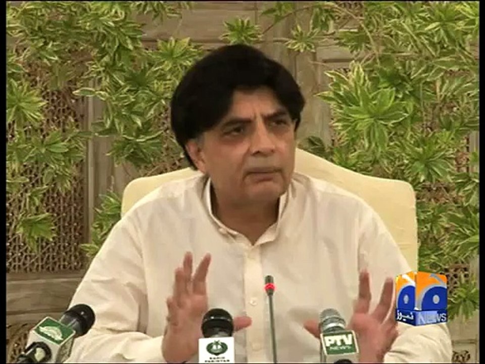Chi Nisar on media attacks-Geo Reports-10 Sep 2015