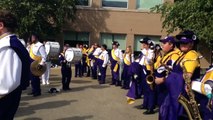 Northwestern University vs. Western Illinois University drum battle