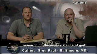 Greg Paul & The Problem of Evil (Part 1) - The Atheist Experience 719