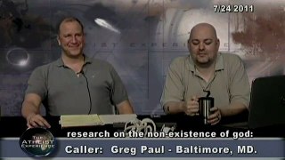 Greg Paul & The Problem of Evil (Part 2) - The Atheist Experience 719