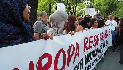 ©Concentración en apoyo refugiados 4/9/2015