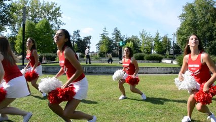 Lille : les pom-pom girls de Polytech'Lille