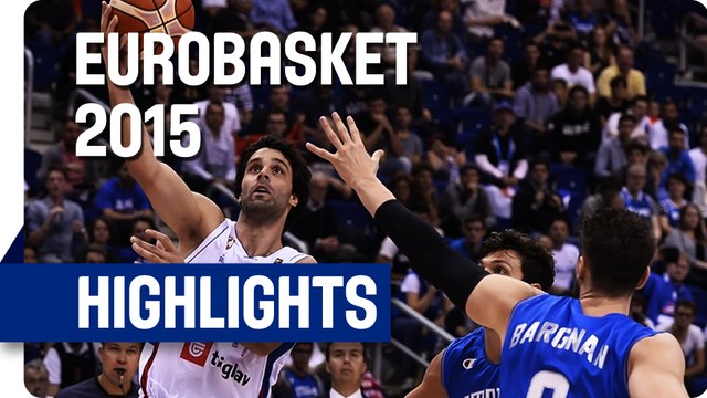 Serbia v Italy - Group B - Game Highlights - EuroBasket 2015