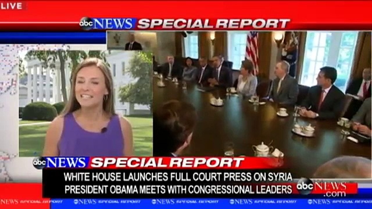 Obama Pushes Congressional Leaders Over Syria