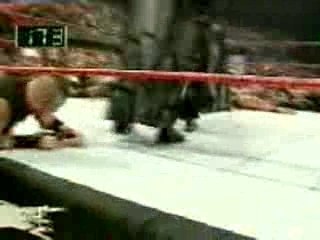 Iron Man match HHH vs Rock (HBK Referee)