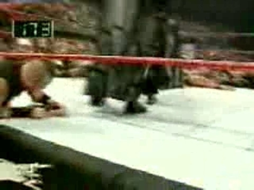 Iron Man match HHH vs Rock (HBK Referee)