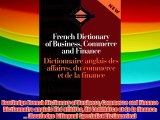 Routledge French Dictionary of Business Commerce and Finance Dictionnaire anglais des affaires
