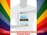 Best Practices in Faculty Evaluation: A Practical Guide for Academic Leaders Download Free