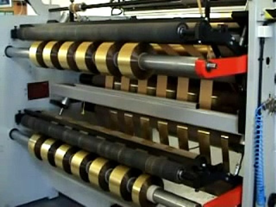X8 Slitter Rewinder Running Hot Stamping Foil at 700mpm