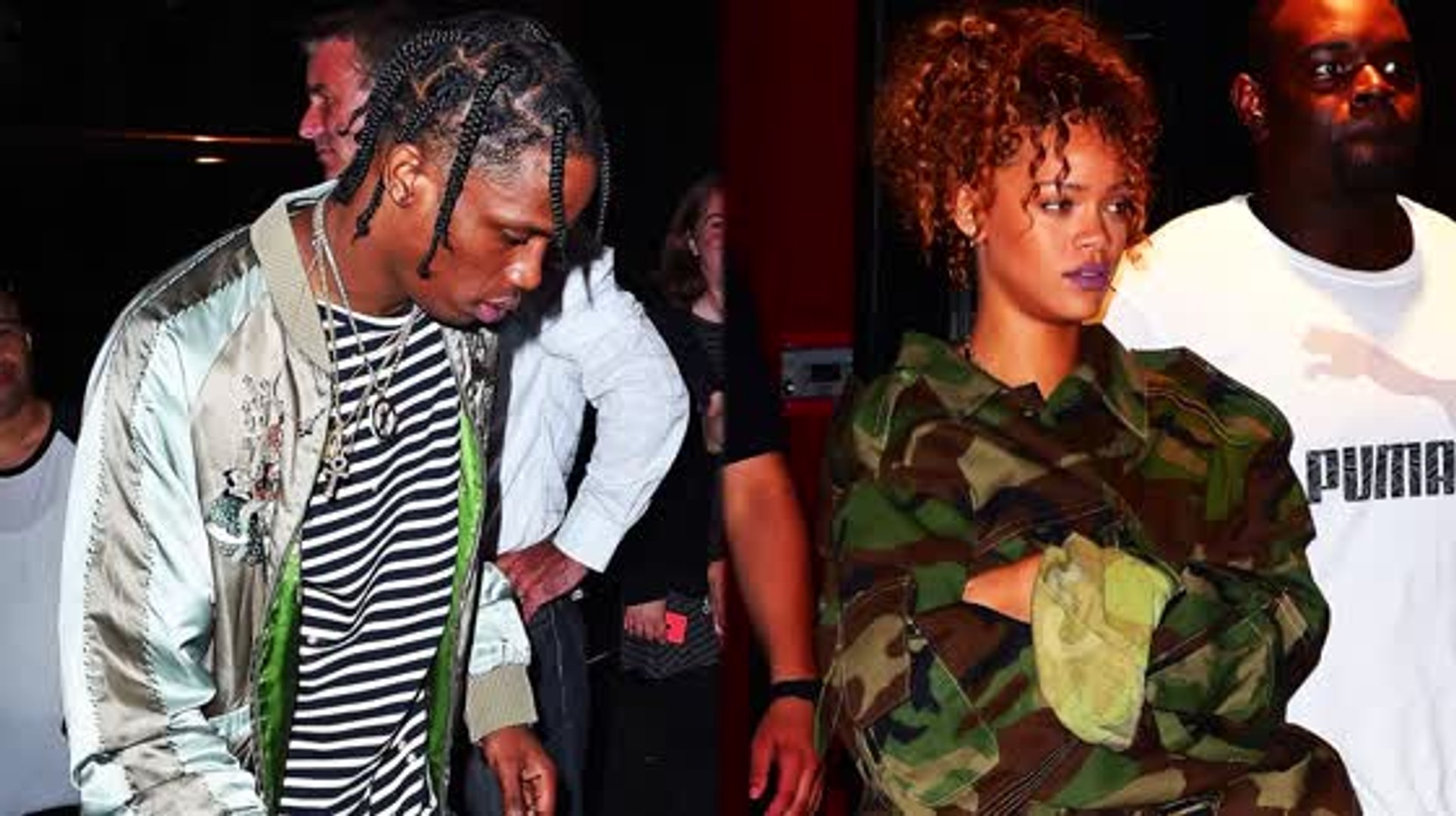 Rihanna & Travis Scott Have A Night Out After His Shows in New York