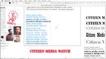 Logotypse - #04 Citizen Media Watch -- Inspired by crazy eyed Brad Pitt in 12 Monkeys