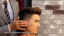 short hairstyles for men tutorial