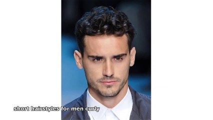 short hairstyles for men curly