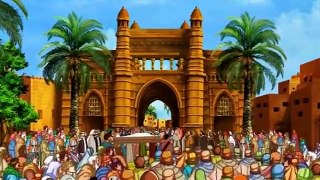 Bible stories for children - Jesus Raises a widow's son ( Animated Kids Cartoon in Malayalam )