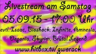 Livestream - 05.09.2015 ab 17:00 Uhr - Mit vielen Spielen und Heavy Metal