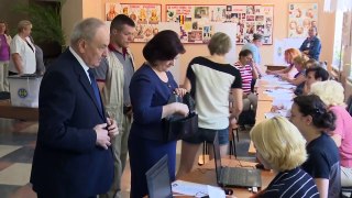 2015 06 28 Votul presedintelui Nicolae Timofti la alegerile locale