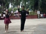 dancing queen contest at talisay polytechnic institute by heart and ajay (ballroom dance)