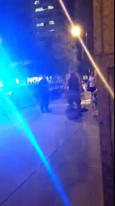 Homeless busted for humping sidewalk